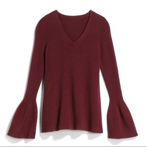 REBECCA MINKOFF Stevie Bell Sleeve Sweater